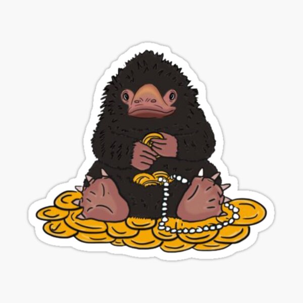 Wizard Cute Badger Sticker