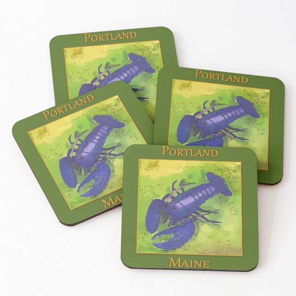 Item preview, Portland Maine, Rare Blue Lobster - WelshDesigns designed and sold by welshdesigns.