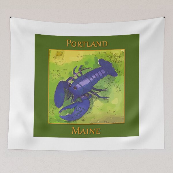 Item preview, Portland Maine, Rare Blue Lobster - WelshDesigns designed and sold by welshdesigns.