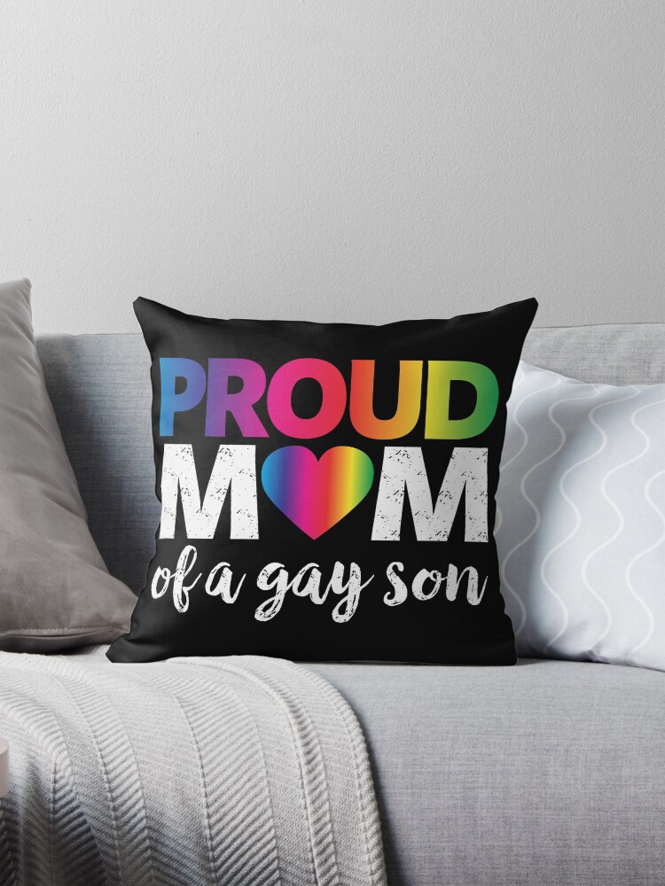 Proud Mom Of A Gay Son T-Shirt Lgbt Pride Month Rainbow Fla Proud Mom Of A Gay Son T-Shirt Lgbt Pride Month Rainbow Fla