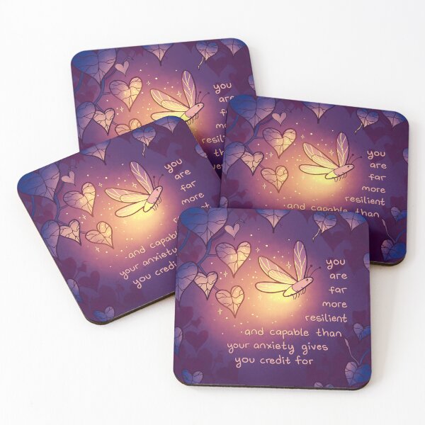 Item preview, "You Are Far More Resilient And Capable Than Your Anxiety Gives You Credit For" Kind Firefly designed and sold by thelatestkate.