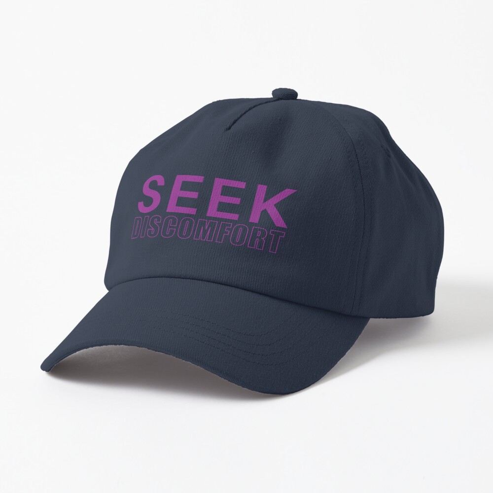 seek discomfort dad hat