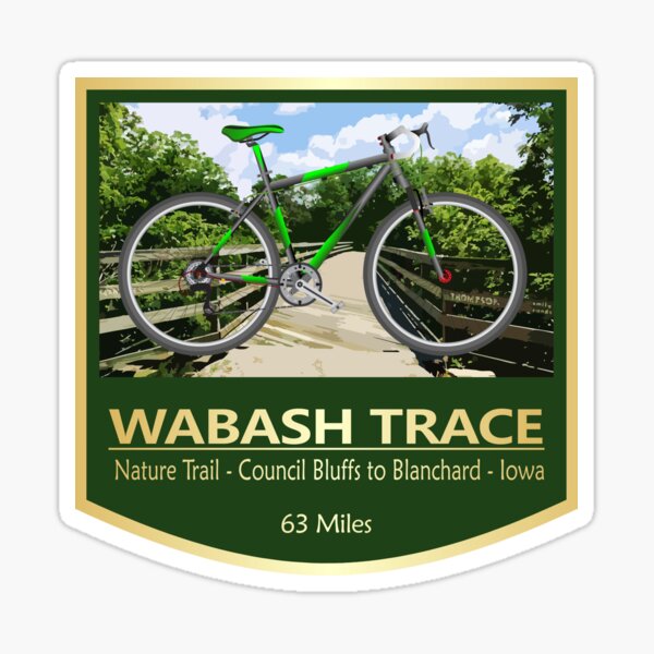 Item preview, Wabash Trace Nature Trail (bike2) designed and sold by curranmorgan.