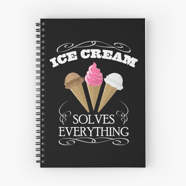 Item preview, Ice cream solves everything design designed and sold by Ideallity.