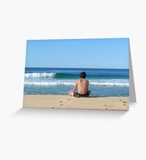 Surf Check Greeting Card