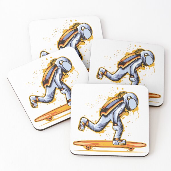 Item preview, skateboarding astronaut designed and sold by Egezinti.
