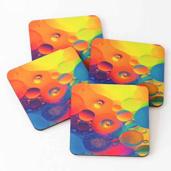 Item preview, Acrylic painting with stunning vivid rainbow colours  designed and sold by MadLeader.