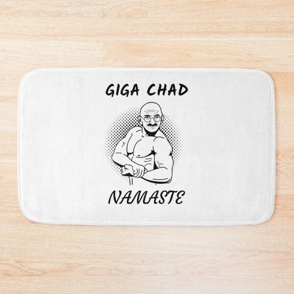 Item preview, Giga Chad Face, Namaste (Giga Chad Meme) designed and sold by LaShantinPTY507.