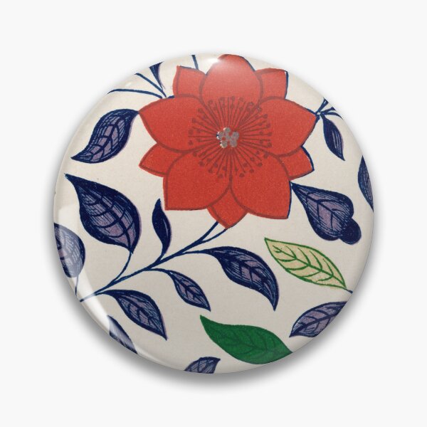 Item preview, Chinese Red Floral Pattern – Feng Shui designed and sold by FengShuiLounge.