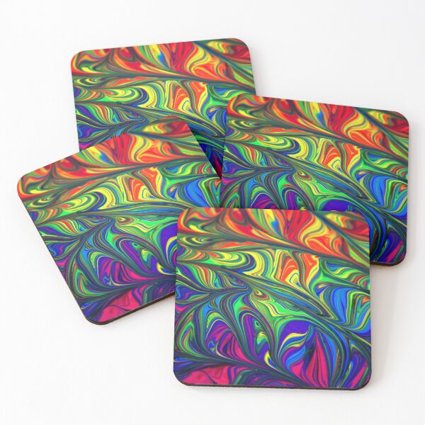Item preview, Painting with different-colourful rainbow shades designed and sold by MadLeader.