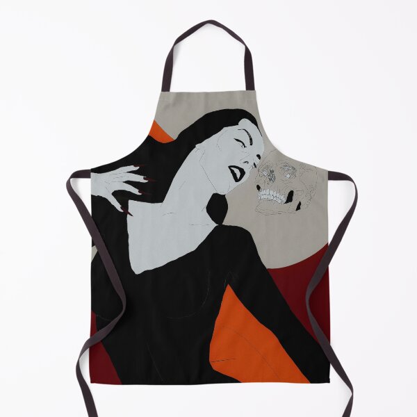 Item preview, Vampira / Goth Woman and Skull Minimalist designed and sold by apopofbeauty.