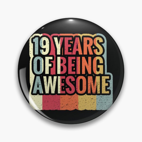 Item preview, 19 Years Of Being Awesome - Splendid 19th Birthday Gift Ideas designed and sold by Assla ⭐⭐⭐⭐⭐.