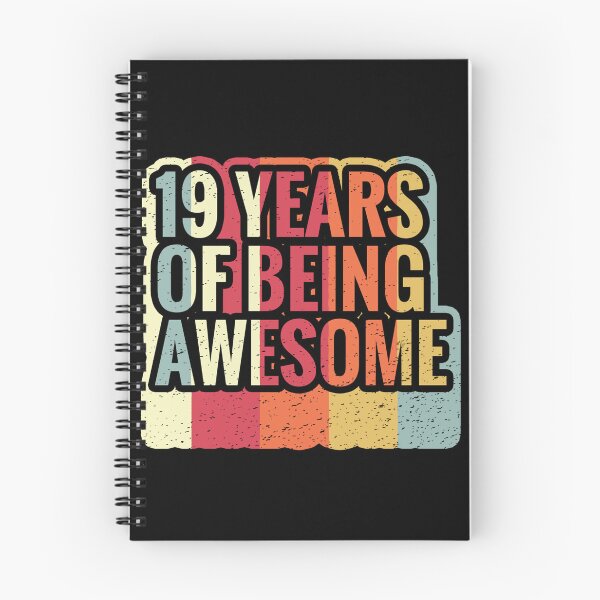 Item preview, 19 Years Of Being Awesome - Splendid 19th Birthday Gift Ideas designed and sold by Assla ⭐⭐⭐⭐⭐.