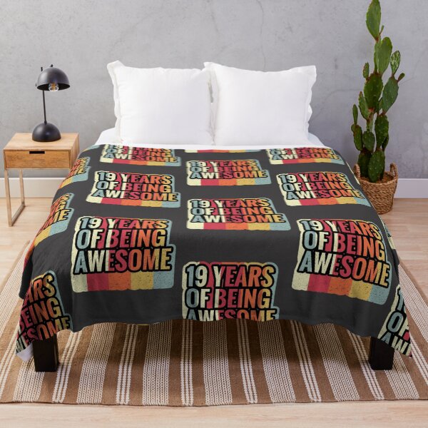 Item preview, 19 Years Of Being Awesome - Splendid 19th Birthday Gift Ideas designed and sold by Assla ⭐⭐⭐⭐⭐.