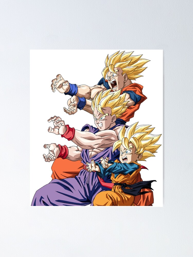Dragon Ball Super: The Broly Movie Poster, Goku Vegeta Gogeta, NEW, USA