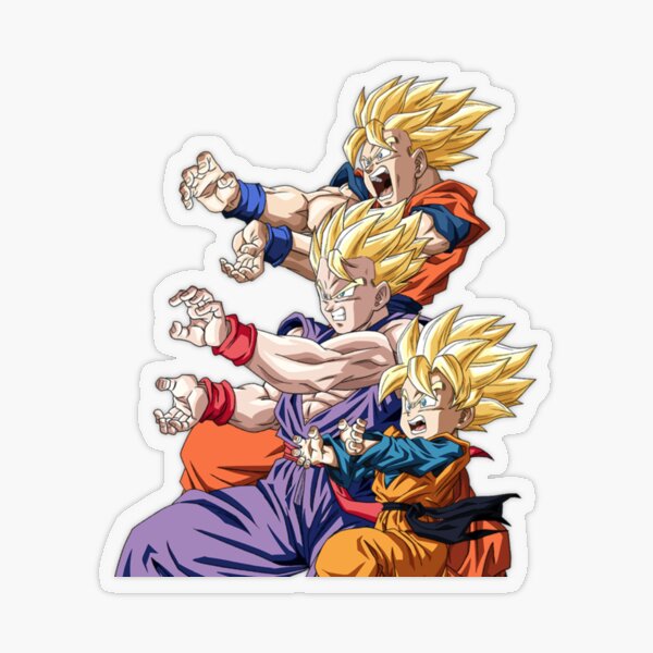 Goku SSJ1 Sticker for Sale by AnimeShopBalkan