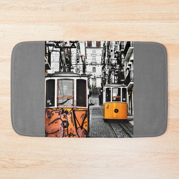 Item preview, Trams on Lisbon street designed and sold by nikstol.