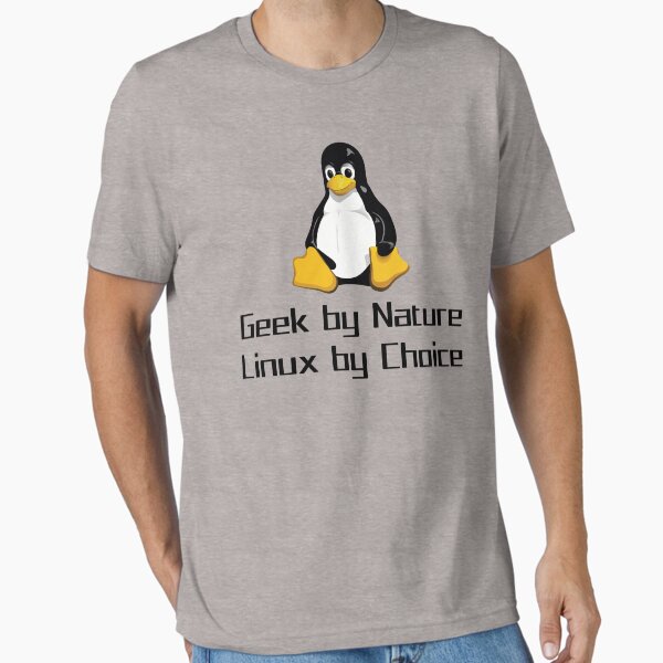 Item preview, Geek By Nature Linux By Choice Nerd T-Shirt Gift designed and sold by Tigarlily.