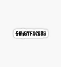 Supernatural Ghostfacers logo (black) Sticker