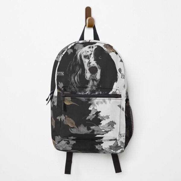 Item preview, Black and white English setter designed and sold by TammyHunterArt.