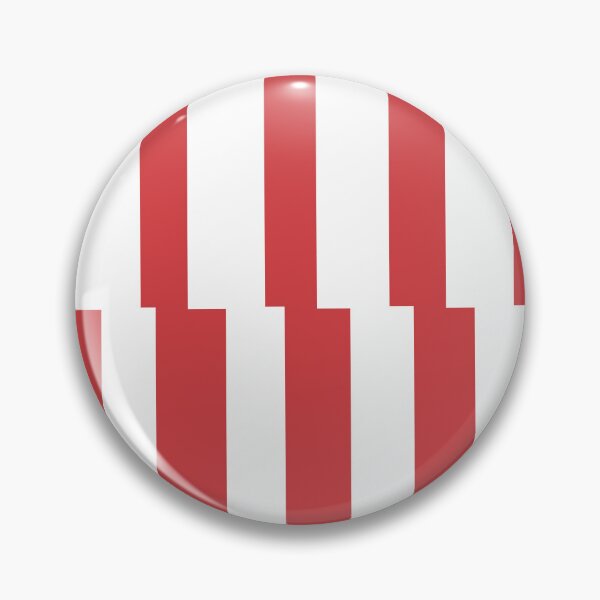 Item preview, Bold Red White Abstract Stripe Vertical Pattern Pairs Coloro Luscious Red 010-46-36 Trends 2023 designed and sold by ColorOfTheYears.