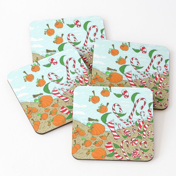 Item preview, Pumpkin Spice vs. Peppermint designed and sold by Kevin Walls.