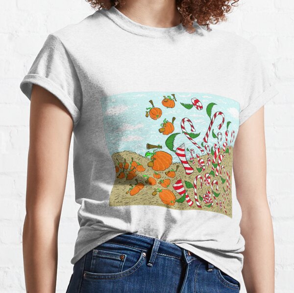 Pumpkin Spice vs. Peppermint Classic T-Shirt
