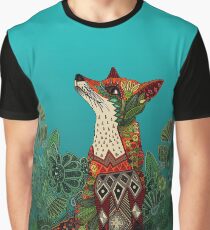 Blumenfuchs Grafik T-Shirt