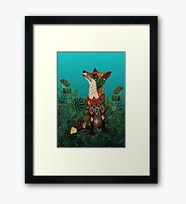 Blumenfuchs Gerahmtes Wandbild