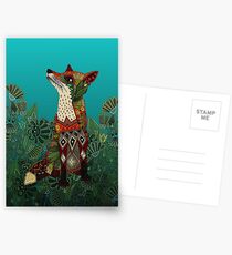 floral fox Postcards