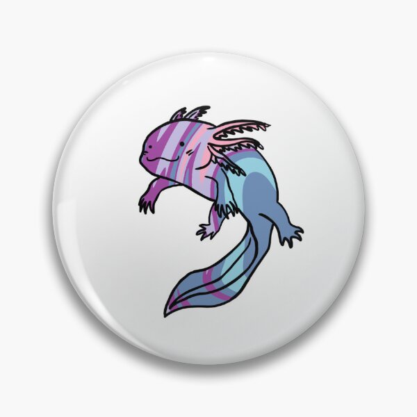 Item preview, Swirly Omnigender Axolotl designed and sold by Birdies-Art.