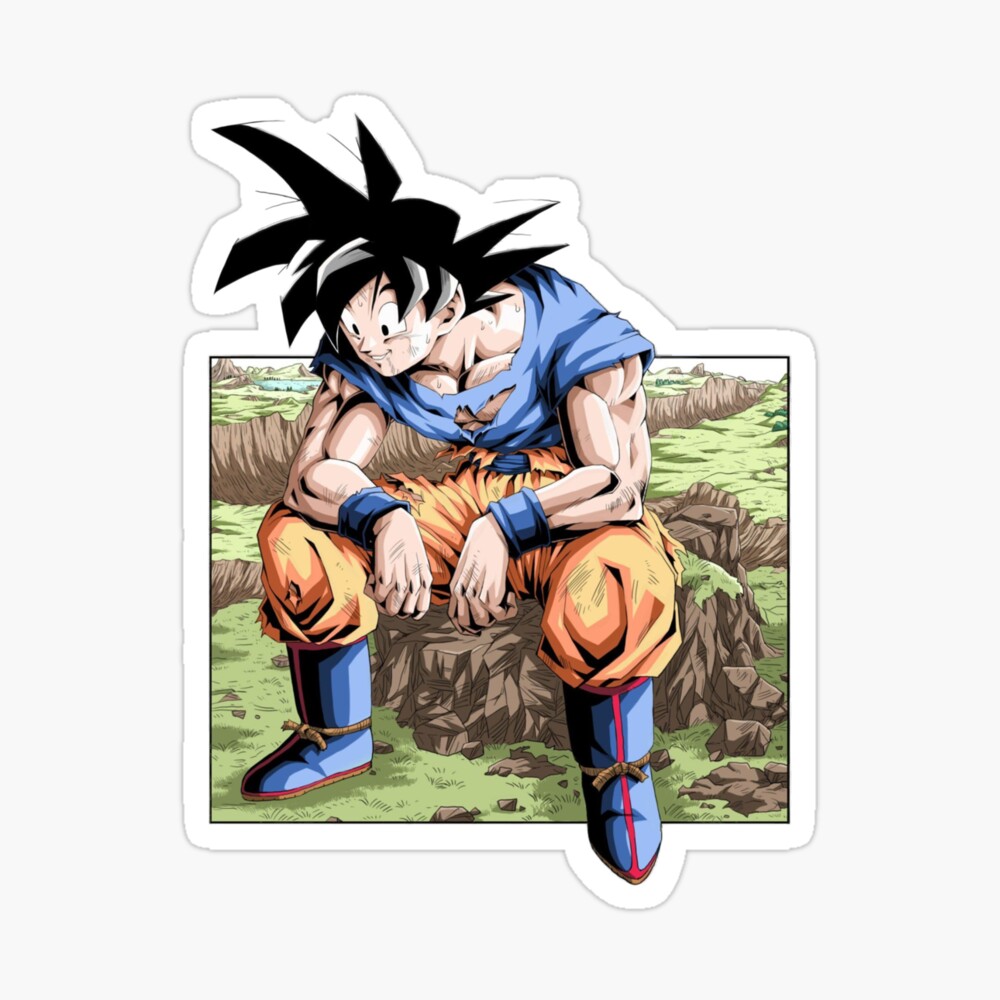 Goku chilling