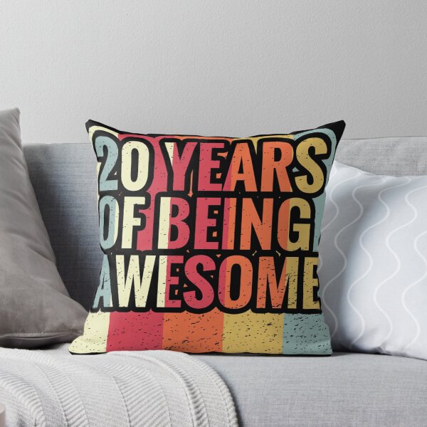 Item preview, 20 Years Of Being Awesome - Splendid 20th Birthday Gift Ideas designed and sold by Assla ⭐⭐⭐⭐⭐.