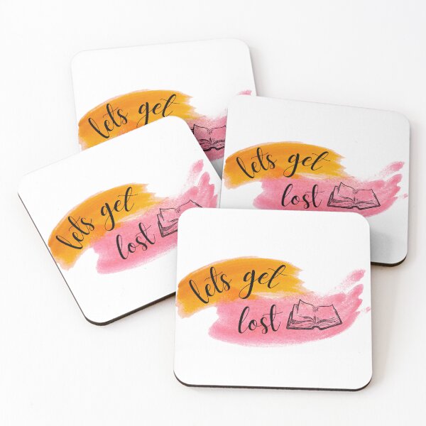 Item preview, Let's Get Lost in books for literature lovers designed and sold by ThreadlyAndCo.