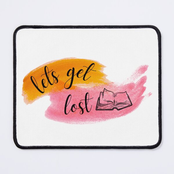 Item preview, Let's Get Lost in books for literature lovers designed and sold by ThreadlyAndCo.