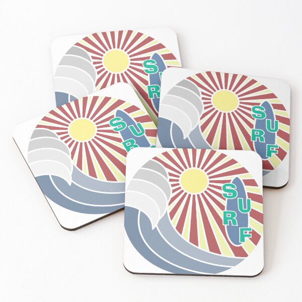 Item preview, Surf logo with sun and waves designed and sold by AK1Shirts.