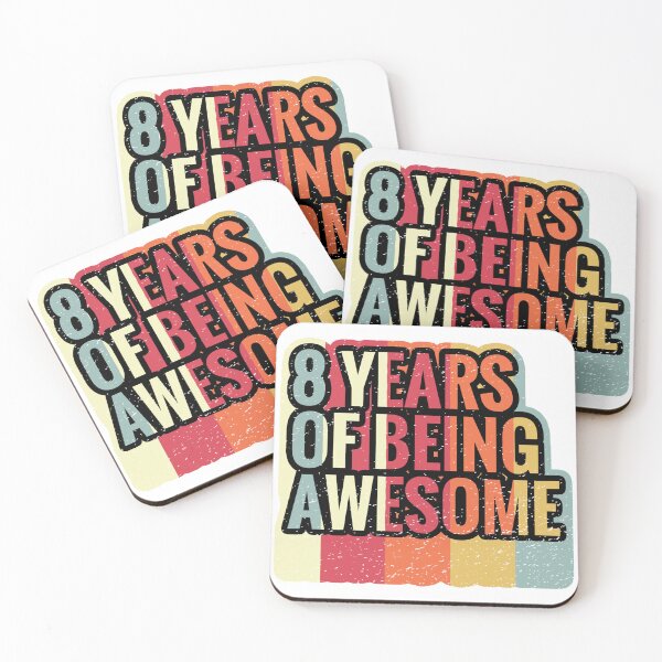 Item preview, 8 Years Of Being Awesome Kids Birthday Gift  designed and sold by Assla ⭐⭐⭐⭐⭐.