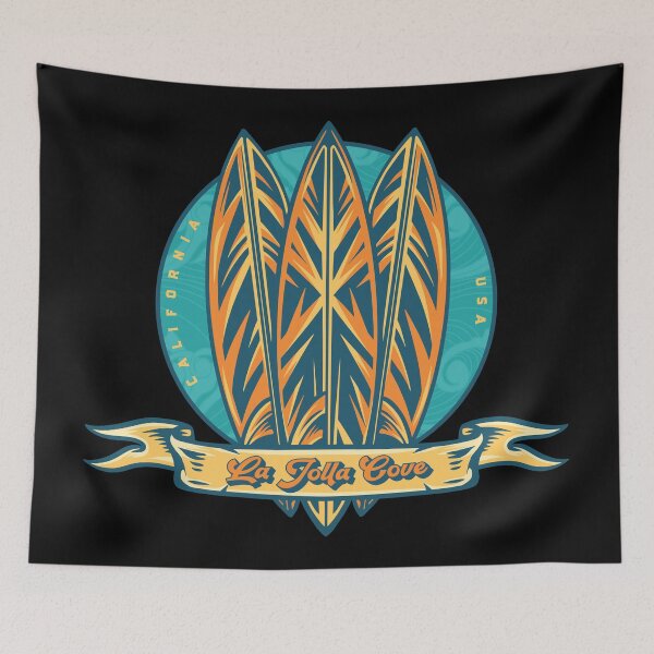Item preview, La Jolla Cove Surf Banner designed and sold by LanikaiBeach.