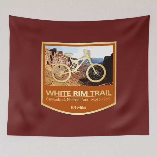 Item preview, White Rim Trail (bike2) designed and sold by curranmorgan.