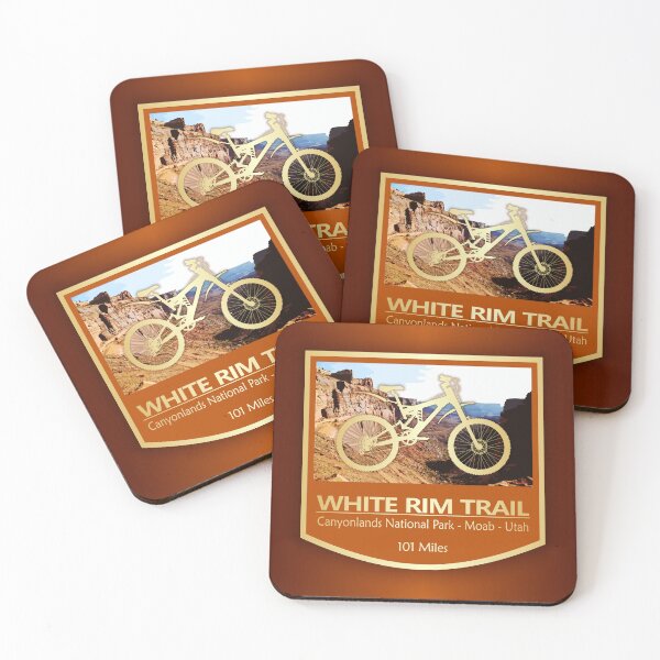 Item preview, White Rim Trail (bike2) designed and sold by curranmorgan.