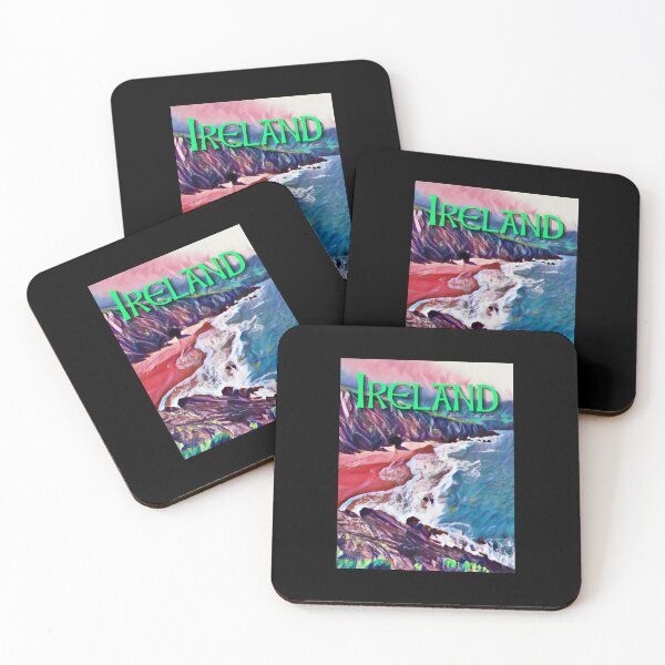 Item preview, Ireland Beach Painting designed and sold by IrishPOD.