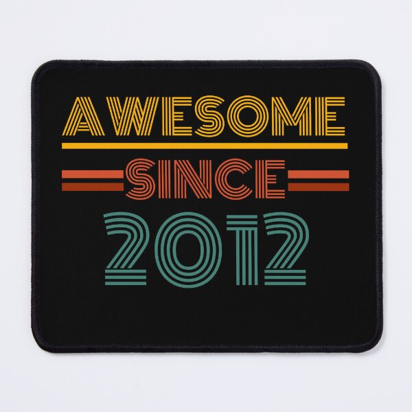 Item preview, Awesome Since 2012, 10th Birthday Retro 10 Years Old Gifts ideas designed and sold by Sasikharn.