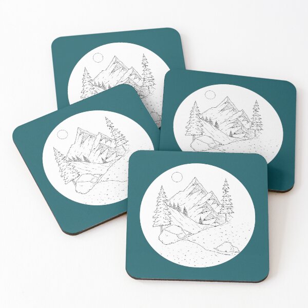 Item preview, mountain road view, moon mountains designed and sold by XXgooddeedXX.