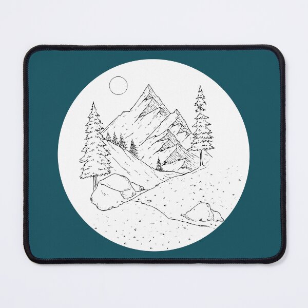 Item preview, mountain road view, moon mountains designed and sold by XXgooddeedXX.