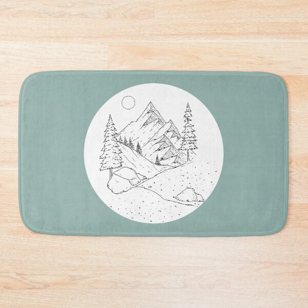 Item preview, mountain road view, moon mountains designed and sold by XXgooddeedXX.