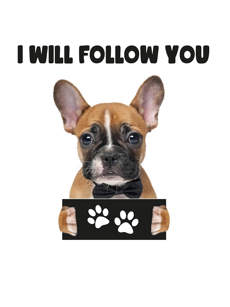 Funny French Bulldog Puppy Sayings, Personal Stalker Dog, French Bulldog,  French Bulldog Owner Gifts Kids T-Shirt