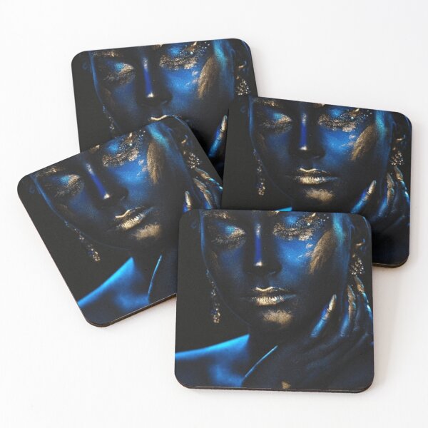Aperçu de l'œuvre Les tirages numériques de la collection bleue créée et vendue par BrandStylin.