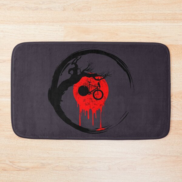 Item preview, Halloween Bicycle Blood Moon in Enso Circle designed and sold by RabeDesigns.