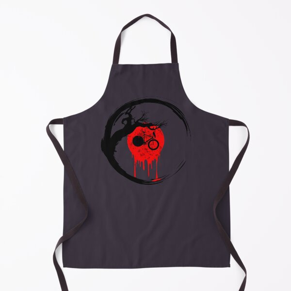 Item preview, Halloween Bicycle Blood Moon in Enso Circle designed and sold by RabeDesigns.