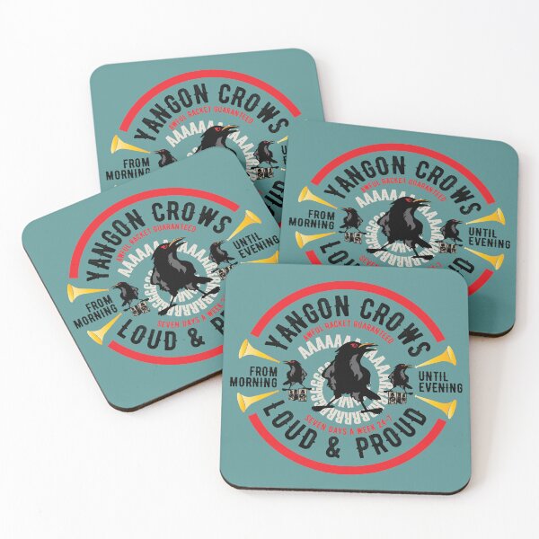 Item preview, Yangon crows – loud and proud   designed and sold by KoandZo.
